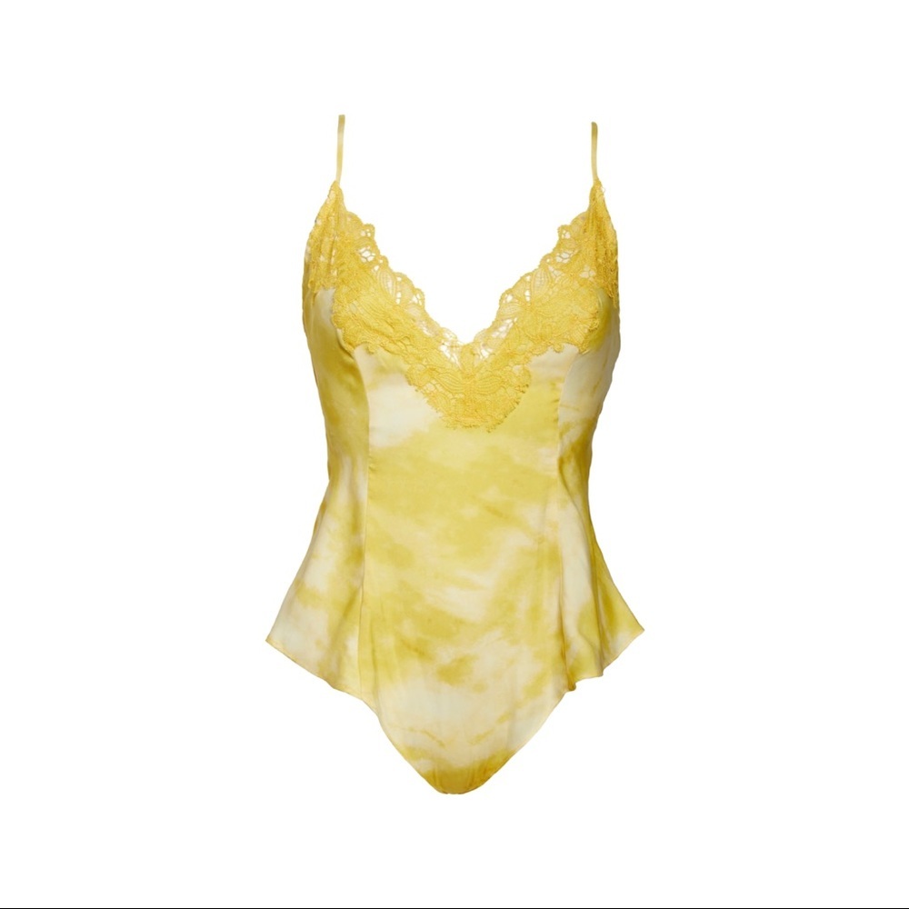 Free People Luella Printed Bodysuit XS NWT